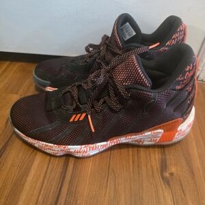 adidas Black and Orange Athletic Shoes